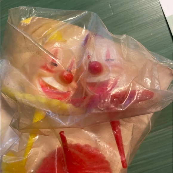 Vintage Clown Cake Toppers - Picture 3 of 6
